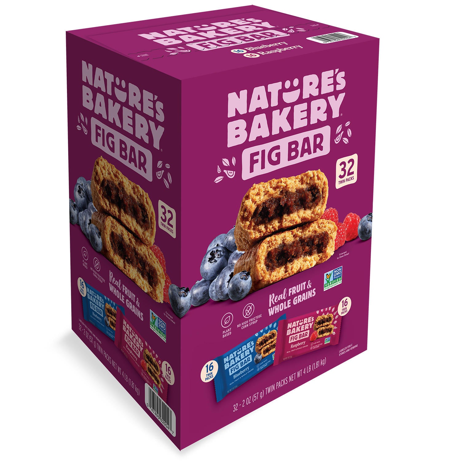 Nature's Bakery Fig Bar 2oz (12 blueberry, 12 raspberry)