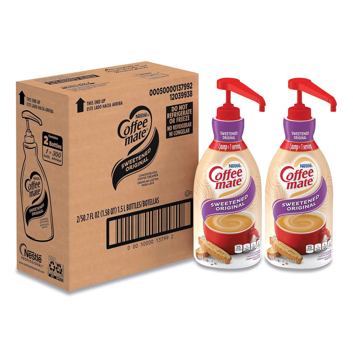 Coffee Mate Liquid Creamer Pump - Sweetened Original