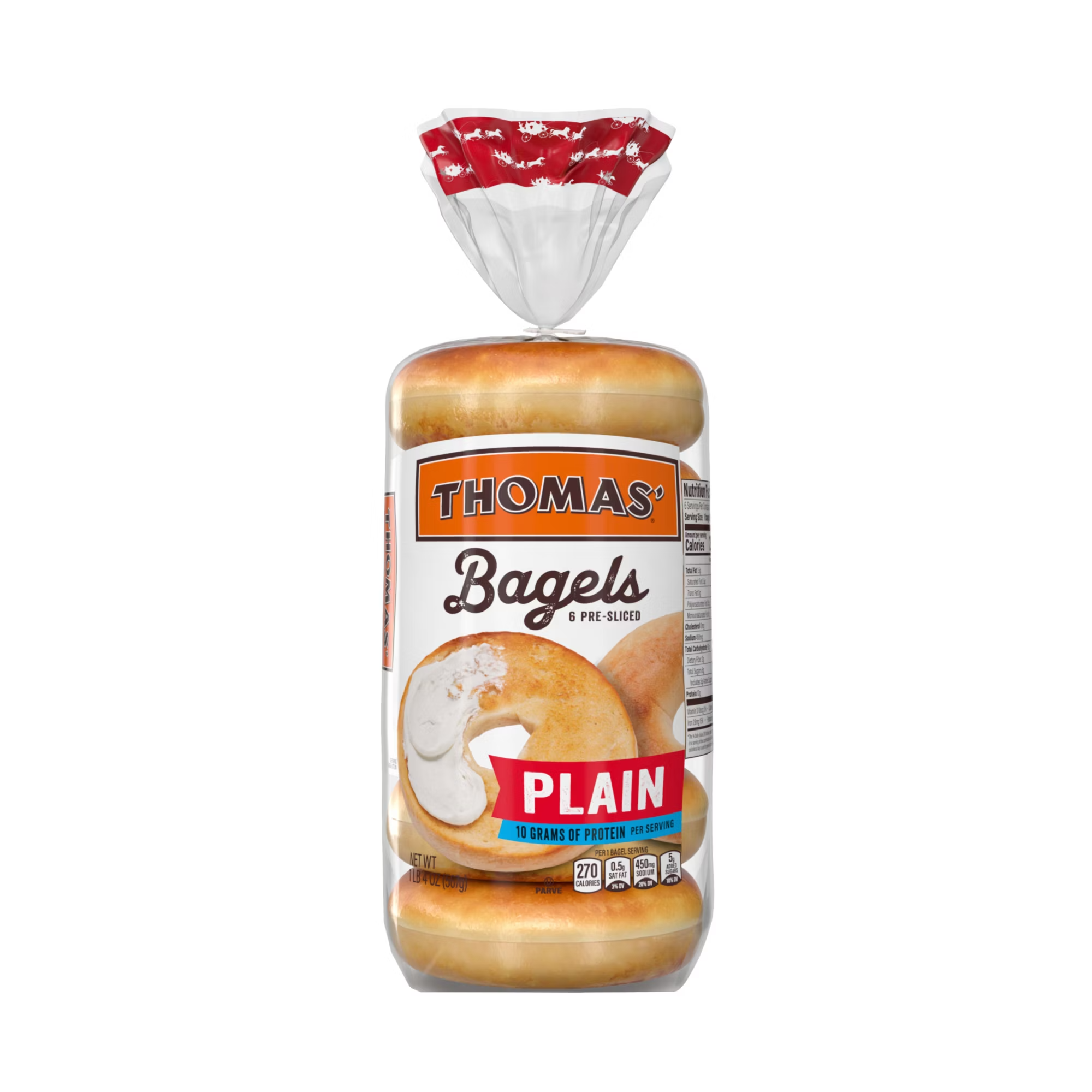 Thomas Bagels Plain 6ct