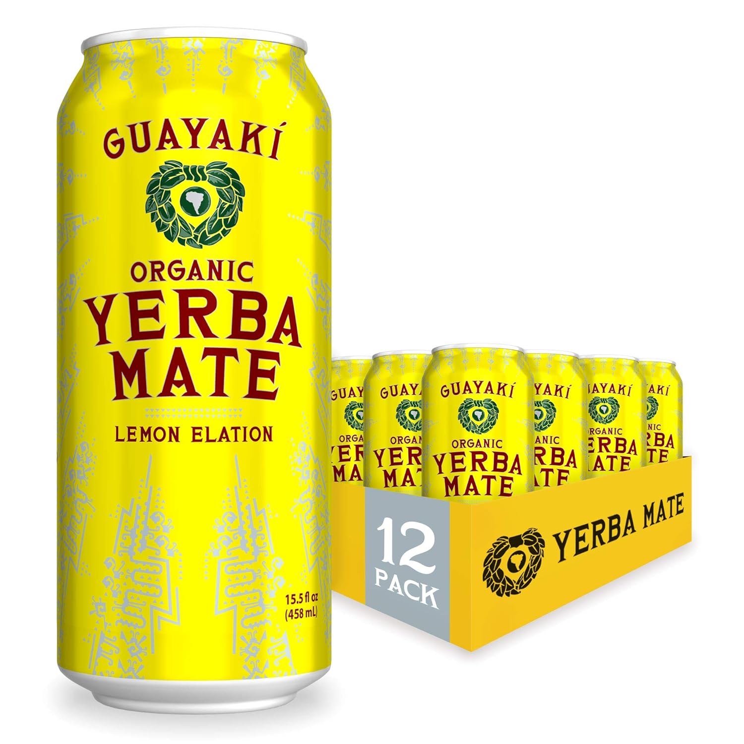 Guayaki Yerba Mate Can (yellow)